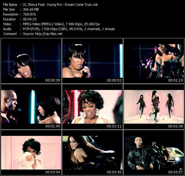 Sheya Feat. Young Pro video ”Dream Come True” from dvd ”MixMash Urban June 2008”