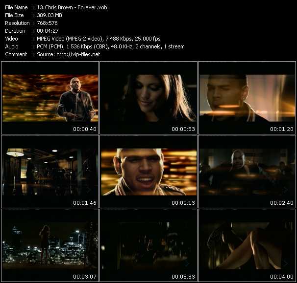 Chris Brown video ”Forever” from dvd ”MixMash Urban June 2008”