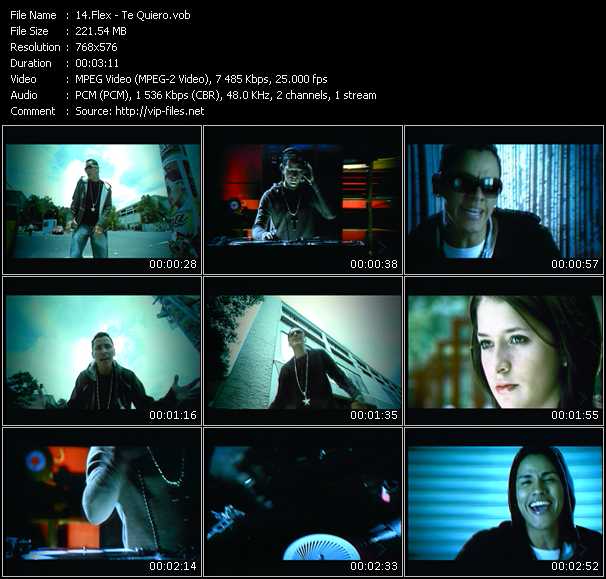 Flex video ”Te Quiero” from dvd ”MixMash Urban June 2008”