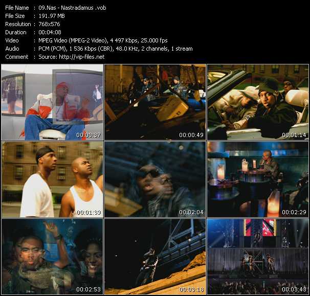 Nas video ”Nastradamus” from dvd ”Nas Video Anthology Vol.1”