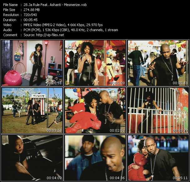 Ja Rule Feat. Ashanti video ”Mesmerize” from dvd ”Hot Video Classics Best Of 2003 Vol.1”