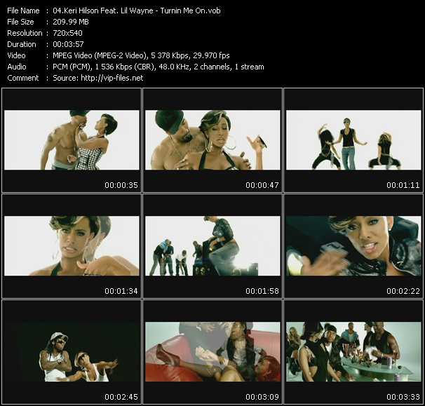 Keri Hilson Feat. Lil' Wayne video ”Turnin Me On” from dvd ”Canada Hot Video March 2009”