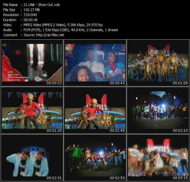 UNK video ”Show Out” from dvd ”Canada Hot Video March 2009”