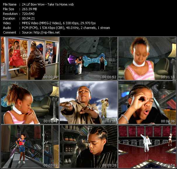 Lil' Bow Wow video ”Take Ya Home” from dvd ”Canada Hot Video April 2002”