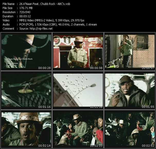 K'Naan Feat. Chubb Rock video ”ABC's” from dvd ”Hot Video April 2009”