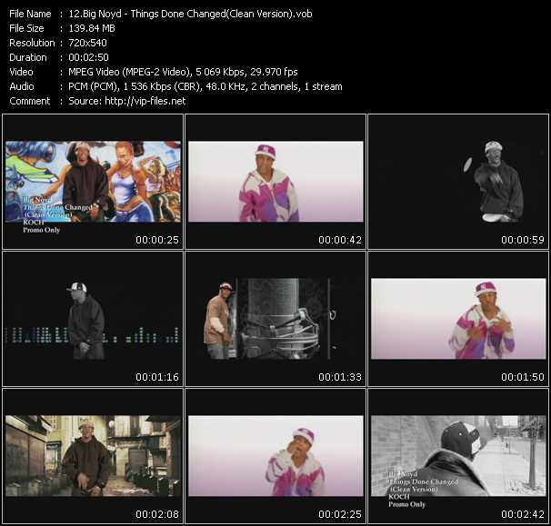 Big Noyd video ”Things Done Changed (Clean Version)” from dvd ”Express Video March 2008 Week 1”