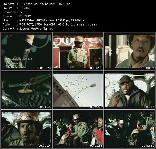 K'Naan Feat. Chubb Rock video ”ABC's” from dvd ”Express Video March 2009 Week 5”