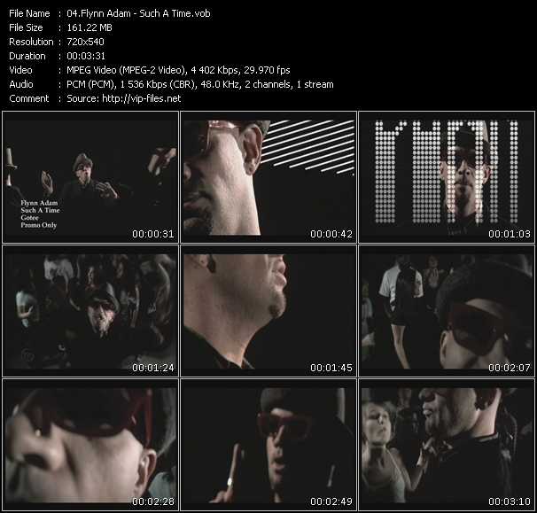 Flynn Adam video ”Such A Time” from dvd ”Express Video April 2009 Week 1”