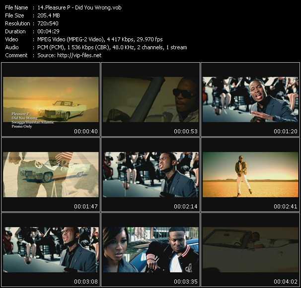 Pleasure P video ”Did You Wrong” from dvd ”Express Video April 2009 Week 1”
