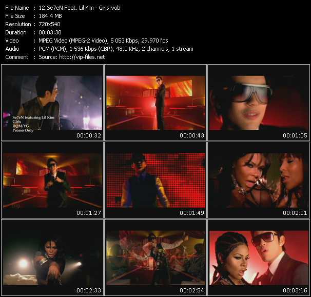 Se7eN Feat. Lil' Kim video ”Girls” from dvd ”Express Video April 2009 Week 3”