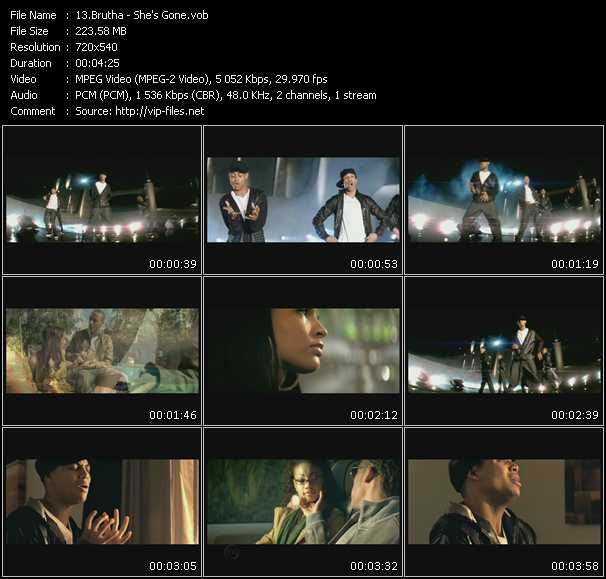 Brutha video ”She's Gone” from dvd ”Express Video April 2009 Week 3”