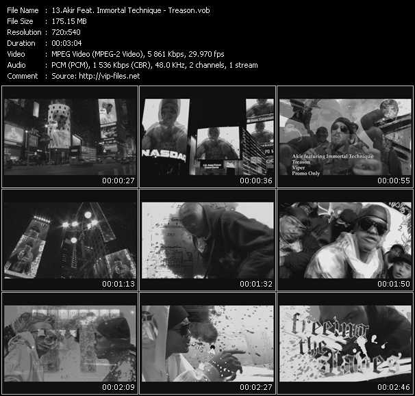 Akir Feat. Immortal Technique video ”Treason” from dvd ”Express Video July 2007 Week 5”
