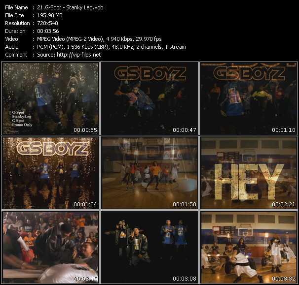 GS Boyz (G-Spot Boyz) video ”Stanky Legg” from dvd ”Hot Video May 2009”