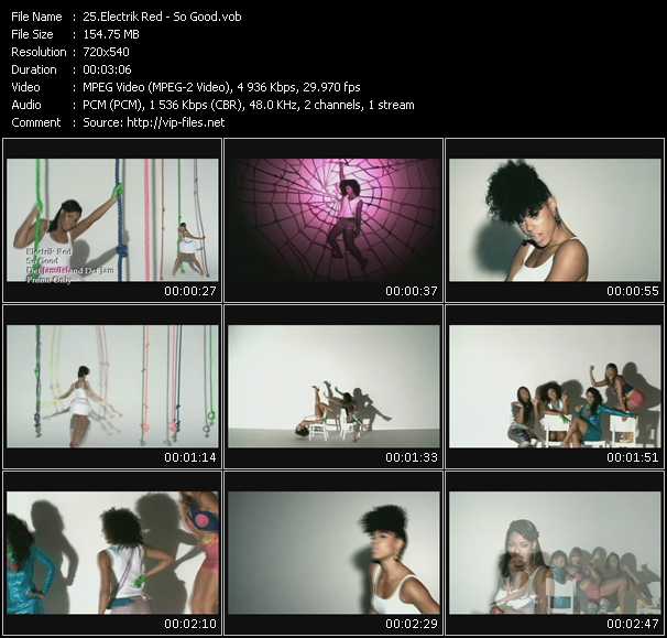 Electrik Red video ”So Good” from dvd ”Hot Video May 2009”