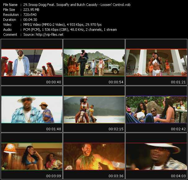 Snoop Dogg Feat. Soopafly And Butch Cassidy video ”Loosen' Control” from dvd ”Canada Hot Video July 2001”