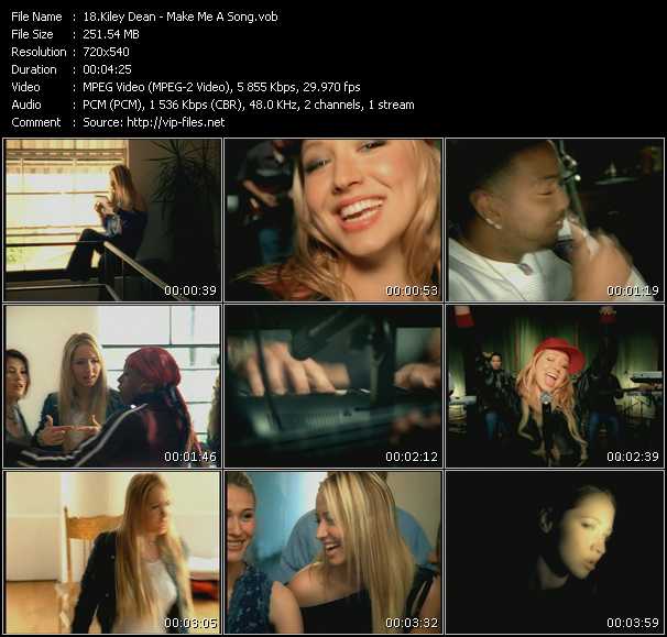 Kiley Dean video ”Make Me A Song” from dvd ”Canada Hot Video August 2003”