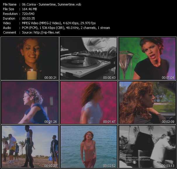 Corina video ”Summertime, Summertime” from dvd ”Old Skool Vol.3”