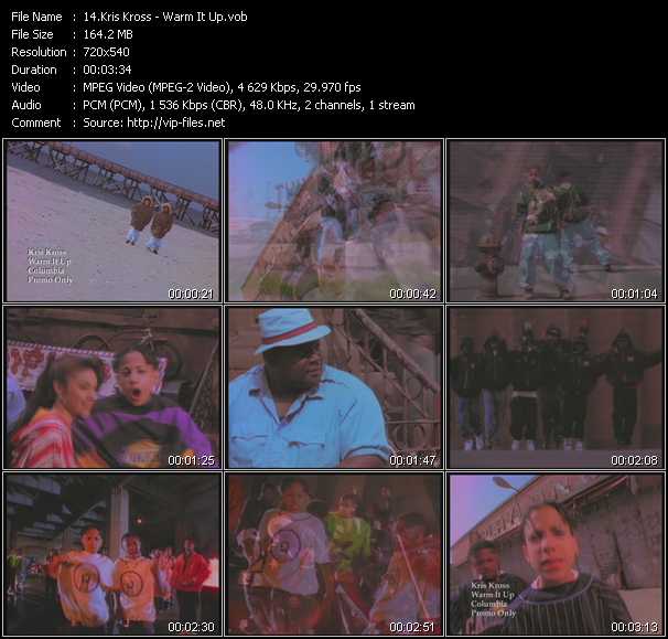 Kris Kross video ”Warm It Up” from dvd ”Old Skool Vol.3”