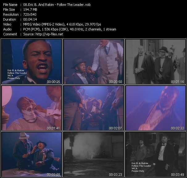 Eric B. And Rakim video ”Follow The Leader” from dvd ”Old Skool Vol.4”