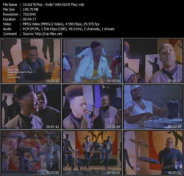 Kid 'N Play video ”Rollin' With Kid N' Play” from dvd ”Old Skool Vol.4”