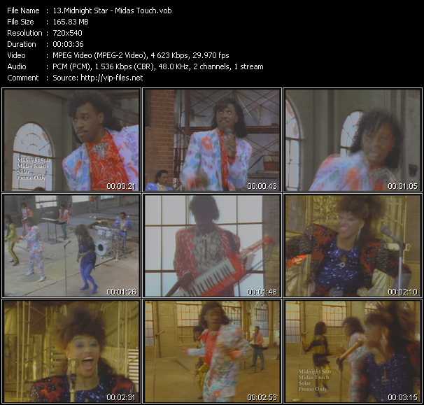 Download Music Video: Midnight Star - Midas Touch 