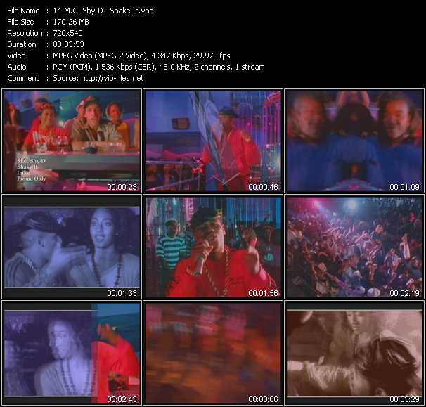 Mc Shy-D video ”Shake It” from dvd ”Old Skool Vol.4”