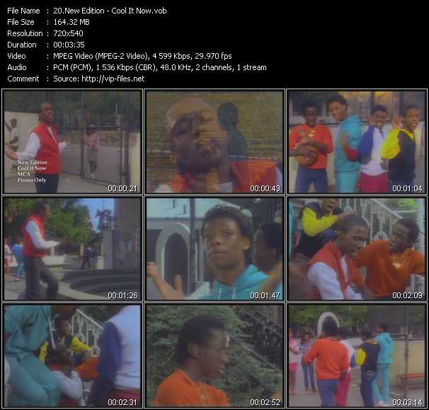 New Edition video ”Cool It Now” from dvd ”Old Skool Vol.4”