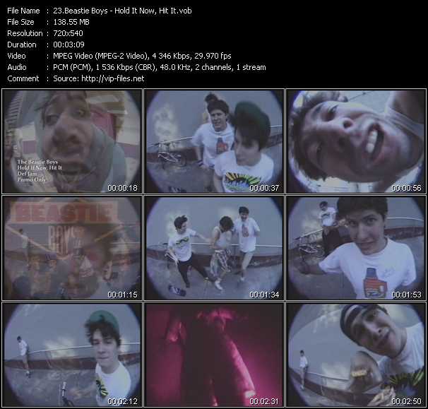 Beastie Boys video ”Hold It Now, Hit It” from dvd ”Old Skool Vol.4”