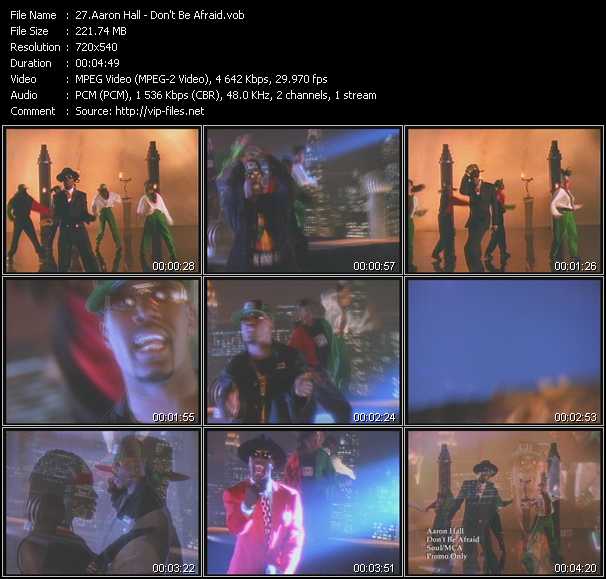 Aaron Hall video ”Don't Be Afraid” from dvd ”Old Skool Vol.4”