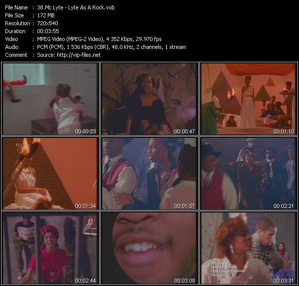 Mc Lyte video ”Lyte As A Rock” from dvd ”Old Skool Vol.4”