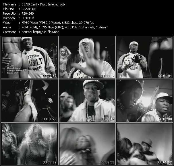 50 Cent video ”Disco Inferno” from dvd ”Urban Video March 2005”