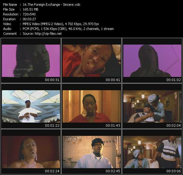 Foreign Exchange video ”Sincere” from dvd ”Urban Video March 2005”