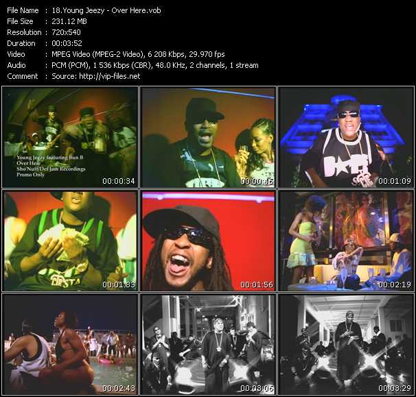 Young Jeezy video ”Over Here” from dvd ”Urban Video March 2005”