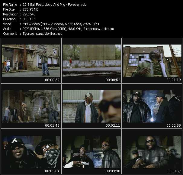 8Ball (Eightball) And MJG Feat. Lloyd video ”Forever” from dvd ”Urban Video March 2005”