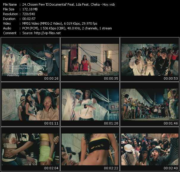LDA Feat. Cheka video ”Hoy (From "Chosen Few - El Documental")” from dvd ”Urban Video March 2005”