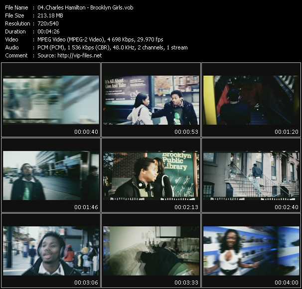 Charles Hamilton video ”Brooklyn Girls” from dvd ”Urban Video March 2009”