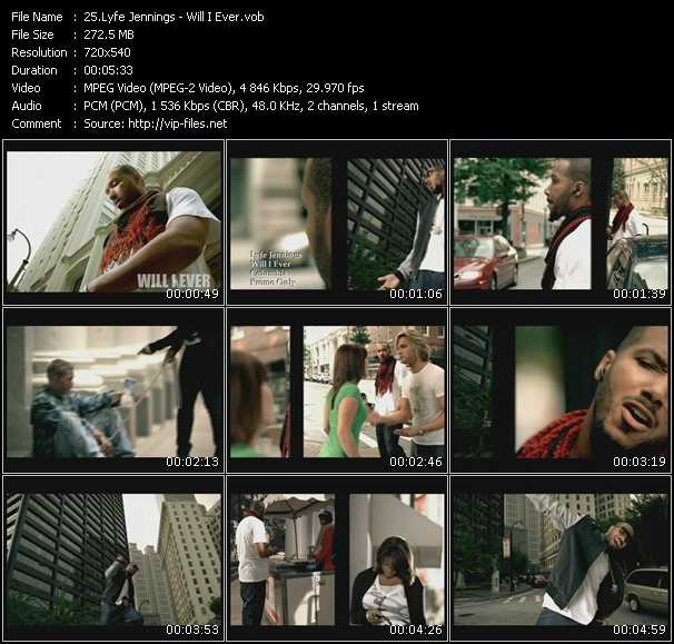 Lyfe Jennings video ”Will I Ever” from dvd ”Urban Video March 2009”