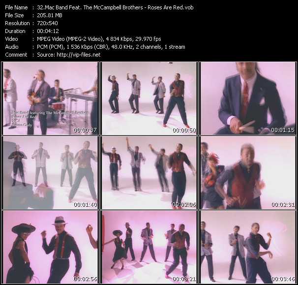 Mac Band (Mac Band Featuring The McCampbell Brothers) video ”Roses Are Red” from dvd ”Urban Video March 2009”