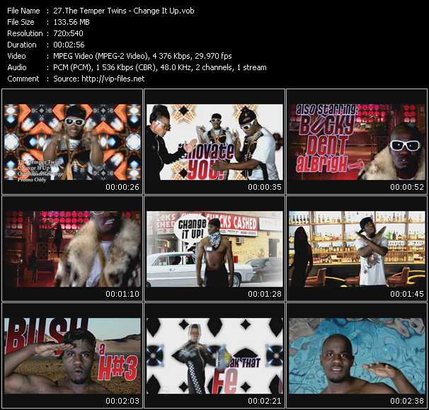 Temper Twins video ”Change It Up” from dvd ”Urban Video April 2009”