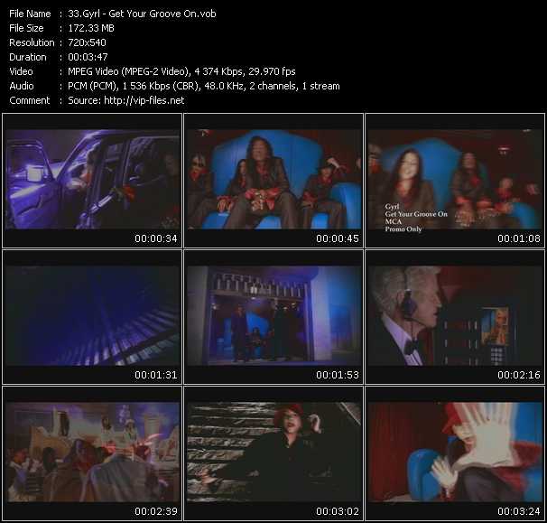 Gyrl video ”Get Your Groove On” from dvd ”Urban Video April 2009”