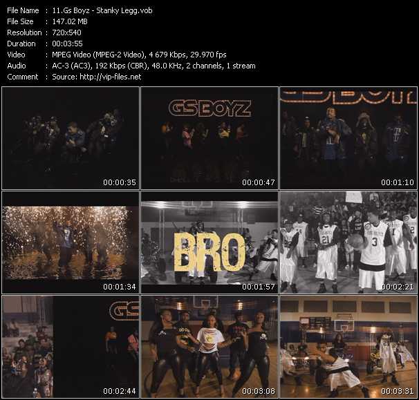 GS Boyz (G-Spot Boyz) video ”Stanky Legg” from dvd ”Rock America Urban March 2009”