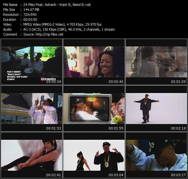 Plies Feat. Ashanti video ”Want It, Need It” from dvd ”Rock America Urban April 2009”