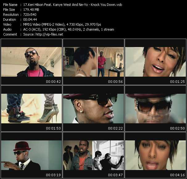 Keri Hilson Feat. Kanye West And Ne-Yo video ”Knock You Down” from dvd ”Rock America Urban May 2009”