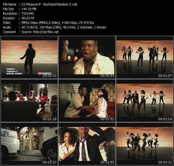 Pleasure P video ”Boyfriend Number 2” from dvd ”Rock America Urban May 2009”