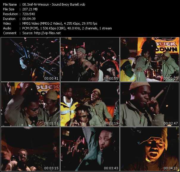 Smif-N-Wessun video ”Sound Bwoy Buriell” from dvd ”Screenplay VJ-Pro Classic Vision New Skool Vol.2 April 2009”