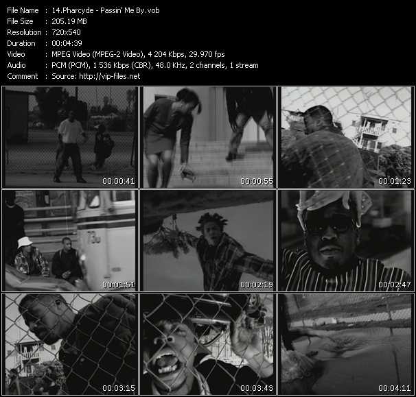 Pharcyde video ”Passin' Me By” from dvd ”Screenplay VJ-Pro Classic Vision New Skool Vol.2 April 2009”