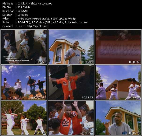 Kilo Ali video ”Show Me Love” from dvd ”Screenplay VJ-Pro Classic Vision New Skool Vol.3 July 2008”