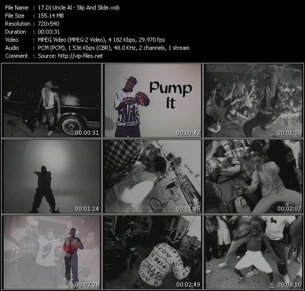 Dj Uncle Al video ”Slip And Slide” from dvd ”Screenplay VJ-Pro Classic Vision New Skool Vol.3 July 2008”
