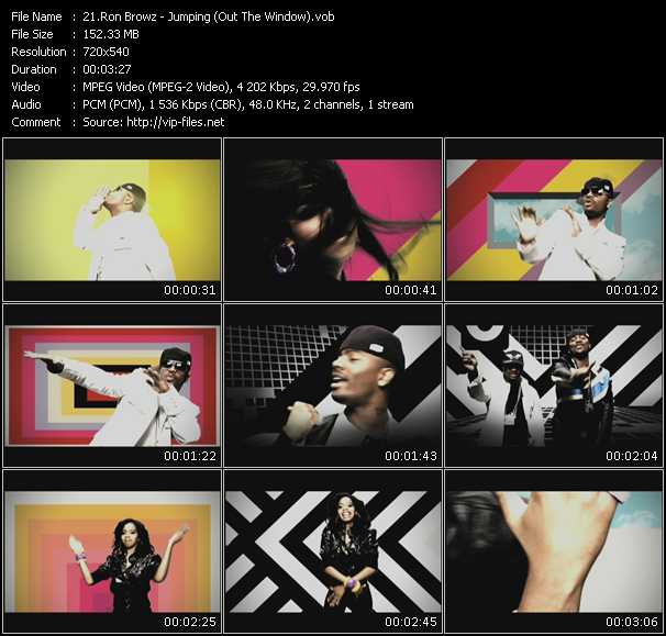 Ron Browz video ”Jumping (Out The Window)” from dvd ”Screenplay VJ-Pro Hits Vision April 2009”