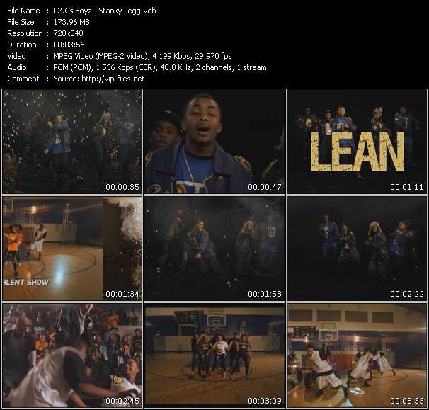 GS Boyz (G-Spot Boyz) video ”Stanky Legg” from dvd ”Screenplay VJ-Pro Urban Vision March 2009”